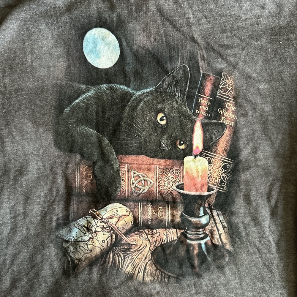 The Mountain Cat Witch Zip Up Hoodie